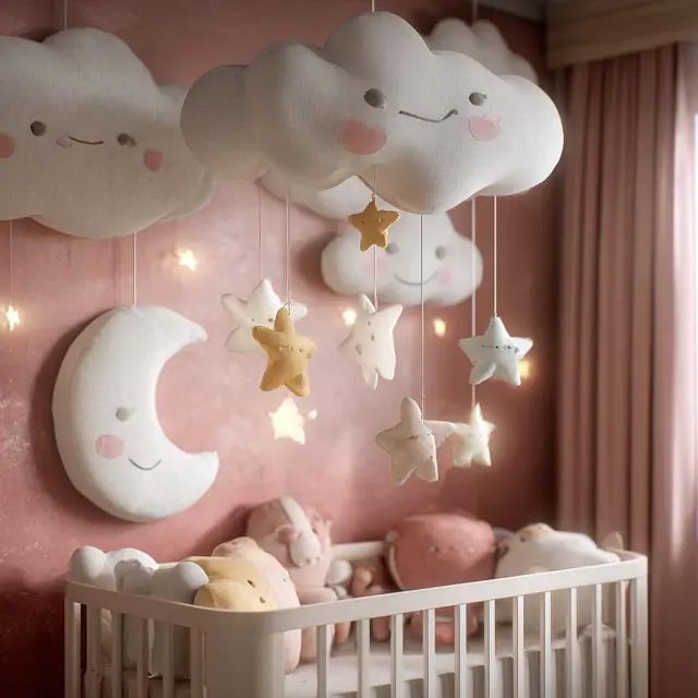 Whimsical Baby Crib Mobile Ideas for Dreamy Nurseries - Discover whimsical baby crib mobile ideas that transform nurseries into... Whimsical Baby Crib Mobile Ideas for Dreamy Nurseries - Nursery Decor Inspiration | Laravel