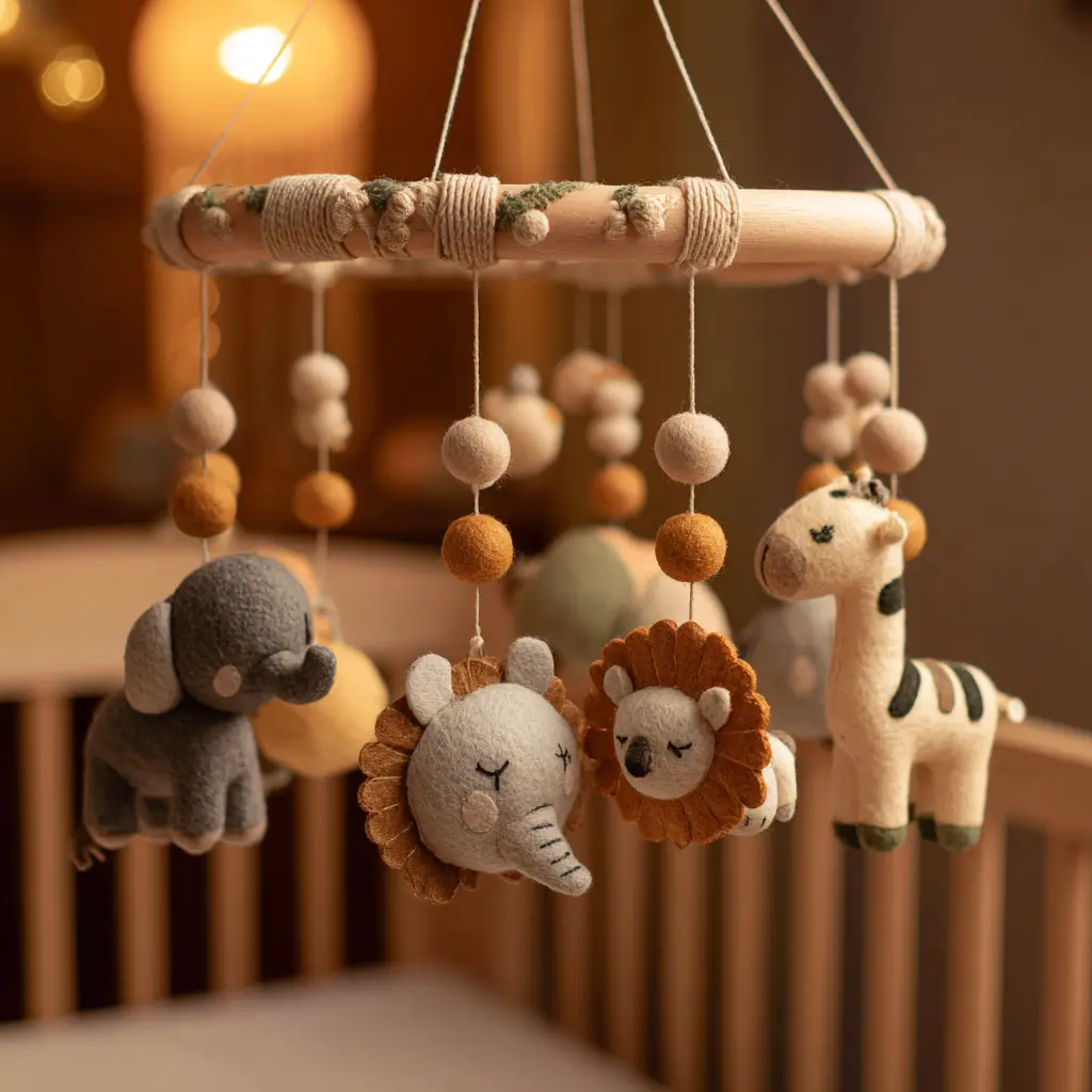 Handmade Baby Crib Mobile Ideas with Personal Touch - Discover handmade baby crib mobile ideas that add personal charm,... Handmade Baby Crib Mobile Ideas with Personal Touch - Nursery Decor Inspiration | Laravel