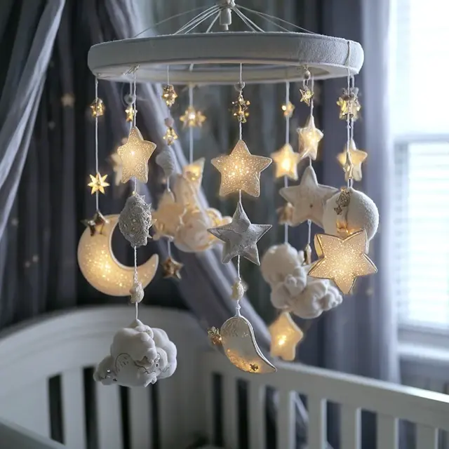 Celestial Baby Crib Mobile Inspiration for Dreamers - Explore celestial baby crib mobile inspiration with stars, moons, and... Celestial Baby Crib Mobile Inspiration for Dreamers - Nursery Decor Inspiration | Laravel