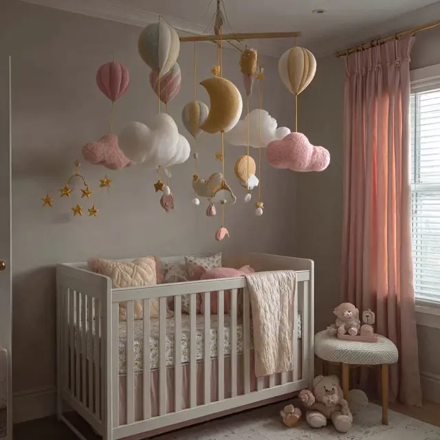 Baby Crib Mobile Designs That Spark Imagination - Nursery Decor Inspiration | Laravel