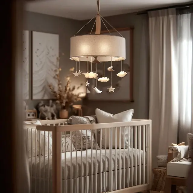 How to Hang a Baby Crib Mobile Safely and Stylishly - Nursery Decor Inspiration | Laravel
