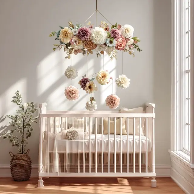 Floral Baby Crib Mobile Picks That Brighten the Room - Types of Baby Crib Mobiles | Laravel