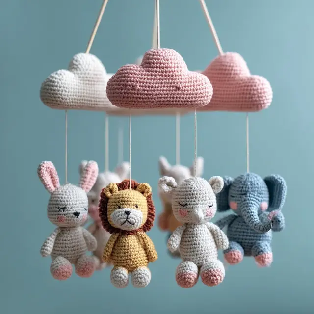 Creative Crochet Baby Crib Mobile You Can Make - DIY & Handmade Crib Mobiles | Laravel