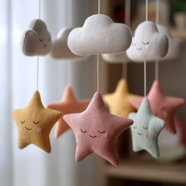 Handmade Baby Crib Mobile Projects with Fabric - DIY & Handmade Crib Mobiles | Laravel