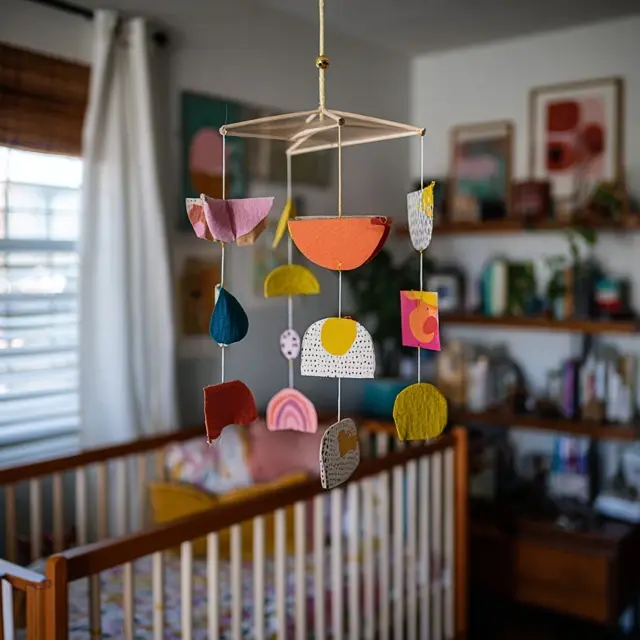 DIY Baby Crib Mobile with Recycled Materials - DIY & Handmade Crib Mobiles | Laravel