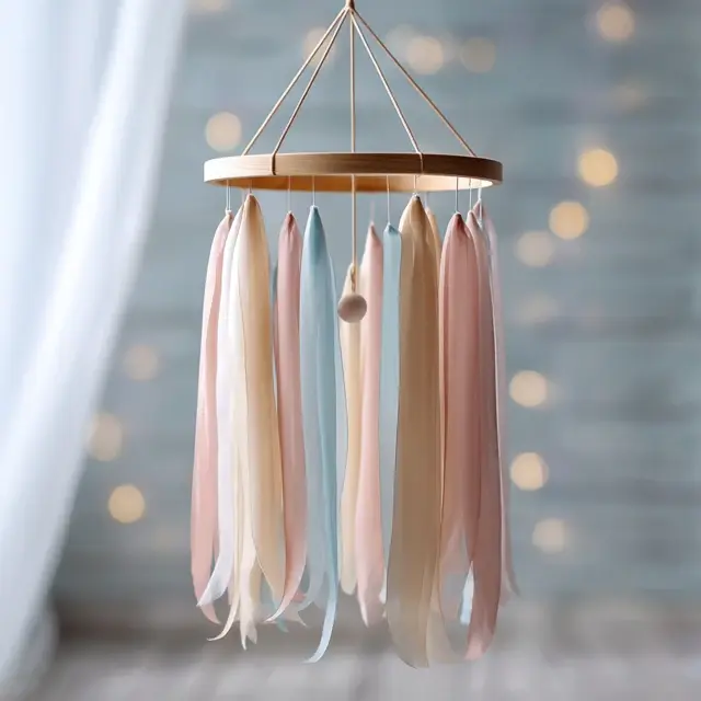 Crafting a Baby Crib Mobile Using Ribbons - DIY & Handmade Crib Mobiles | Laravel