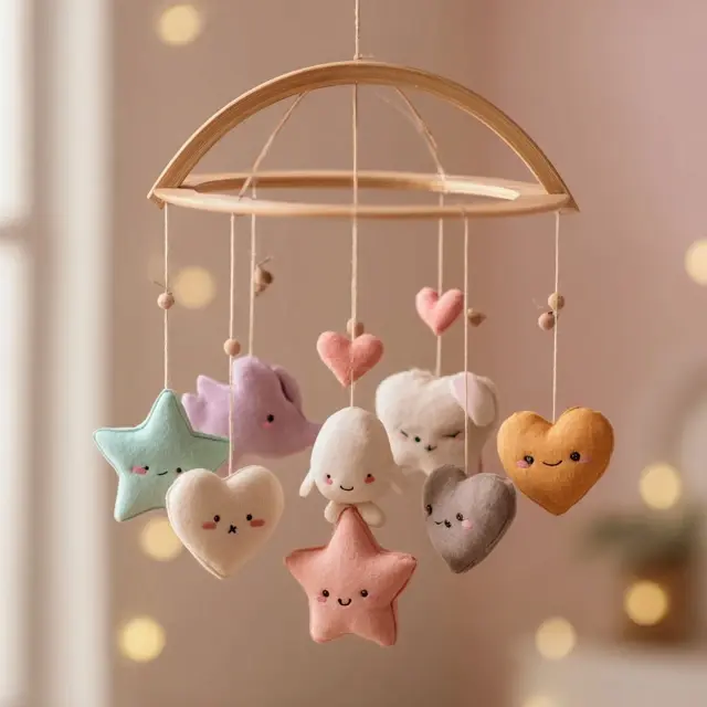 Make a Baby Crib Mobile with Handmade Ornaments - DIY & Handmade Crib Mobiles | Laravel