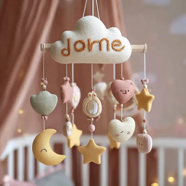 DIY Baby Crib Mobile for a Personalized Gift - DIY & Handmade Crib Mobiles | Laravel