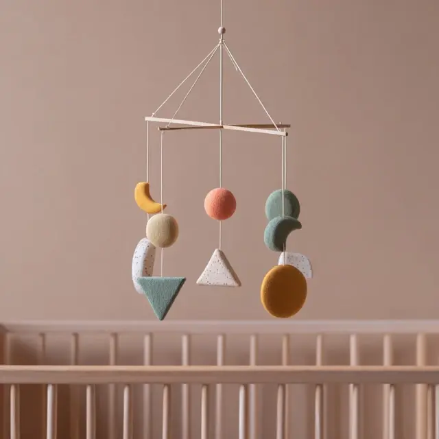 How to Craft a Baby Crib Mobile with Wire Frame - DIY & Handmade Crib Mobiles | Laravel