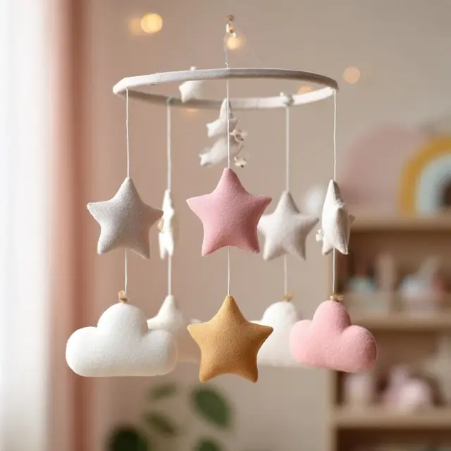 DIY Baby Crib Mobile with Simple Sewing Skills - DIY & Handmade Crib Mobiles | Laravel