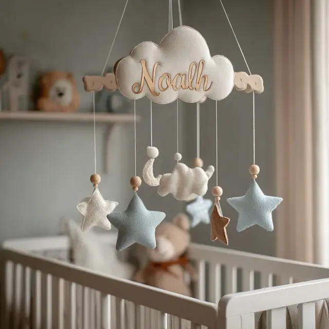 Personalized Baby Crib Mobile Gifts That Wow New Parents - Gift Ideas & Baby Showers | Laravel