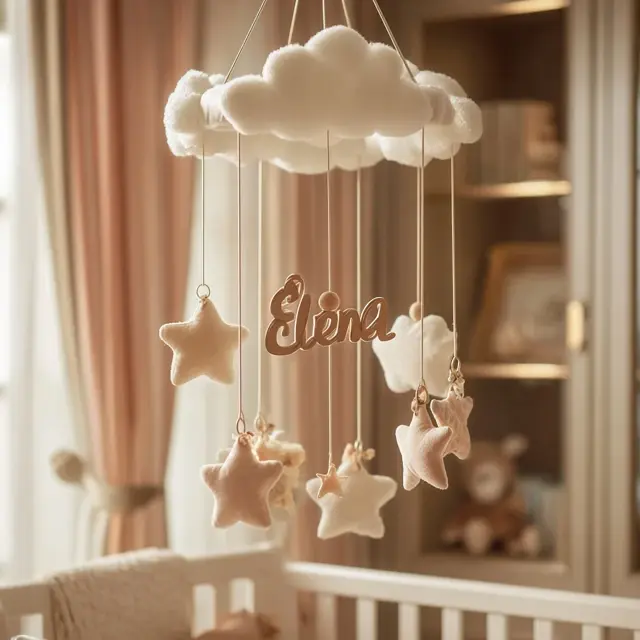 Baby Crib Mobile Gifts with Name Personalization - Gift Ideas & Baby Showers | Laravel